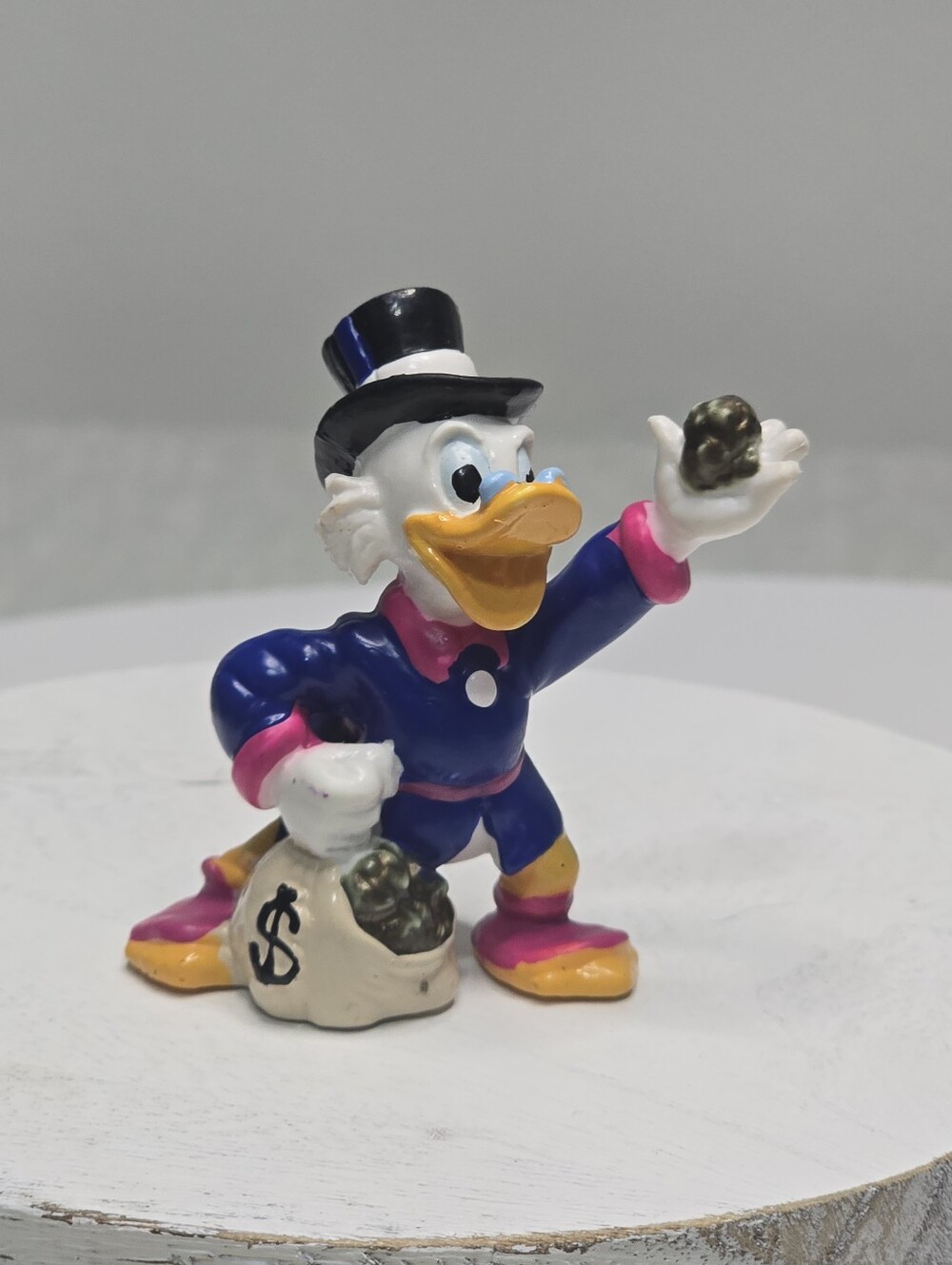Vintage 1986 Applause Disney DuckTales Scrooge McDuck Figure Toy Collectible